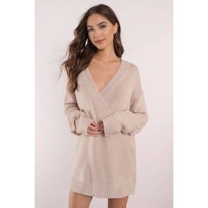 NWT Tobi Oversized Blush Sweater Dress